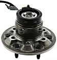 2-Wheel Set Front, Driver and Passenger Side Wheel Hubs, With Bearings, 4-Wheel ABS, RWD, ZQ8 Sport Chassis