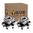 2011-2015 Buick Enclave - 2-Wheel Set Driver and Passenger Side Wheel Hubs, With Bearing
