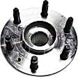 2014 GMC Acadia SLT - Front and Rear Wheel Hub, 6 Lugs, With Bearing