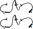 2005 Chevrolet Avalanche 2500 - Front, Driver and Passenger Side ABS Speed Sensor, ABS WHEEL SPEED SENSOR - Four Wheel Drive, RPO Code (JH6), 4WD