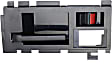 1991 Chevrolet S10 Base - Front, Driver and Passenger Side Smooth Black Interior Door Handle, With door lock button