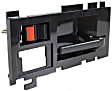 1991 Chevrolet S10 Base - Front, Driver and Passenger Side Smooth Black Interior Door Handle, With door lock button