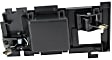 1991 Chevrolet S10 Base - Front, Driver and Passenger Side Smooth Black Interior Door Handle, With door lock button
