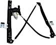 Front, Driver and Passenger Side Power Window Regulator, With Motor