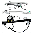 Front And Rear, Driver Side Power Window Regulator, With Motor