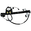 Front And Rear, Driver Side Power Window Regulator, With Motor