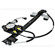 Front And Rear, Driver Side Power Window Regulator, With Motor