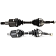 Front, Driver and Passenger Side Axle Assembly, 4WD