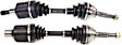Front, Driver and Passenger Side Axle Assemblies, 4WD, For Models with High Wider Package (ZR2)