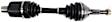 Front, Driver and Passenger Side Axle Assemblies, 4WD, For Models with High Wider Package (ZR2)