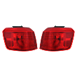 Driver and Passenger Side, Outer Halogen Tail Light, With bulb(s), OE Replacement