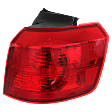 Driver and Passenger Side, Outer Halogen Tail Light, With bulb(s), OE Replacement