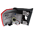 Driver and Passenger Side, Outer Halogen Tail Light, With bulb(s), OE Replacement