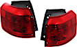 Driver and Passenger Side, Outer Halogen Tail Light, With bulb(s), OE Replacement, CAPA Certified