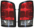 Driver and Passenger Side Halogen Tail Light, With bulb(s), OE Replacement