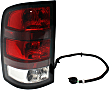 Driver and Passenger Side Halogen Tail Light, With bulb(s), OE Replacement