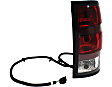 Driver and Passenger Side Halogen Tail Light, With bulb(s), OE Replacement