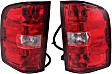 Driver and Passenger Side Halogen Tail Light, With bulb(s), OE Replacement