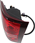 Driver and Passenger Side Halogen Tail Light, With bulb(s), OE Replacement