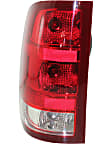 Driver and Passenger Side Tail Lights, With bulb(s), Halogen