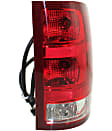 Driver and Passenger Side Tail Lights, With bulb(s), Halogen