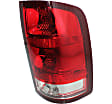 Driver and Passenger Side Tail Lights, With bulb(s), Halogen