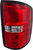Driver and Passenger Side LED Tail Light, With bulb(s), OE Replacement