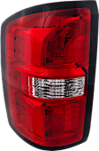 Driver and Passenger Side LED Tail Light, With bulb(s), OE Replacement