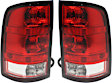Driver and Passenger Side Halogen Tail Light, With bulb(s), OE Replacement