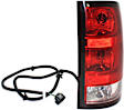 Driver and Passenger Side Halogen Tail Light, With bulb(s), OE Replacement