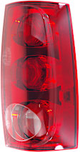 Driver and Passenger Side Halogen Tail Light, With bulb(s), OE Replacement, CAPA Certified