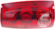 Driver and Passenger Side Halogen Tail Light, With bulb(s), OE Replacement, CAPA Certified