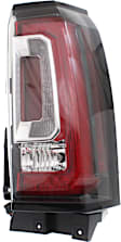 Driver and Passenger Side LED Tail Light, With bulb(s), OE Replacement