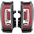 Driver and Passenger Side LED Tail Light, With bulb(s), OE Replacement,, CAPA Certified