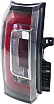 Driver and Passenger Side LED Tail Light, With bulb(s), OE Replacement,, CAPA Certified