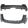 Rear, Upper And Lower Upper - Primed, Lower - Textured Bumper Cover