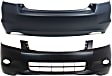 Front and Rear Primed Bumper Covers, Sedan, 3.5L V6 Engine, CAPA CERTIFIED