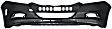 Hatchback Front and Rear Primed Bumper Cover 1.3L, 4Cyl