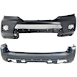 Sport Utility Front and Rear Primed Bumper Cover