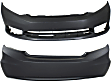 2012 Honda Civic EX-L - Front and Rear Primed Bumper Cover, Sedan