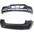 Front and Rear Primed Bumper Cover