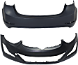 2014 Hyundai Elantra - Front and Rear Primed Bumper Cover, Korea Built Vehicle