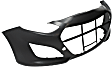 Front and Rear Primed Bumper Cover