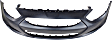 2014 Hyundai Accent - Front and Rear Primed Bumper Cover,  Production Date From October 15 2013, Sedan, CAPA Certified