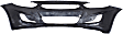 2014 Hyundai Accent - Front and Rear Primed Bumper Cover,  Production Date From October 15 2013, Sedan, CAPA Certified