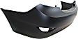 2014 Hyundai Accent - Front and Rear Primed Bumper Cover,  Production Date From October 15 2013, Sedan, CAPA Certified