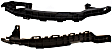Front, Driver and Passenger Side Bumper Brackets, 4-Door, Sedan, Under Headlights