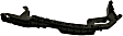 Front, Driver and Passenger Side Bumper Brackets, 4-Door, Sedan, Under Headlights