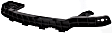 Front, Driver and Passenger Side Bumper Brackets, 4-Door, Sedan, Under Headlights