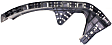2013 Honda Insight EX - Front, Driver and Passenger Side Bumper Bracket